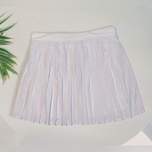 Spanx Get Moving Pleated Skort in White Sz L Large
